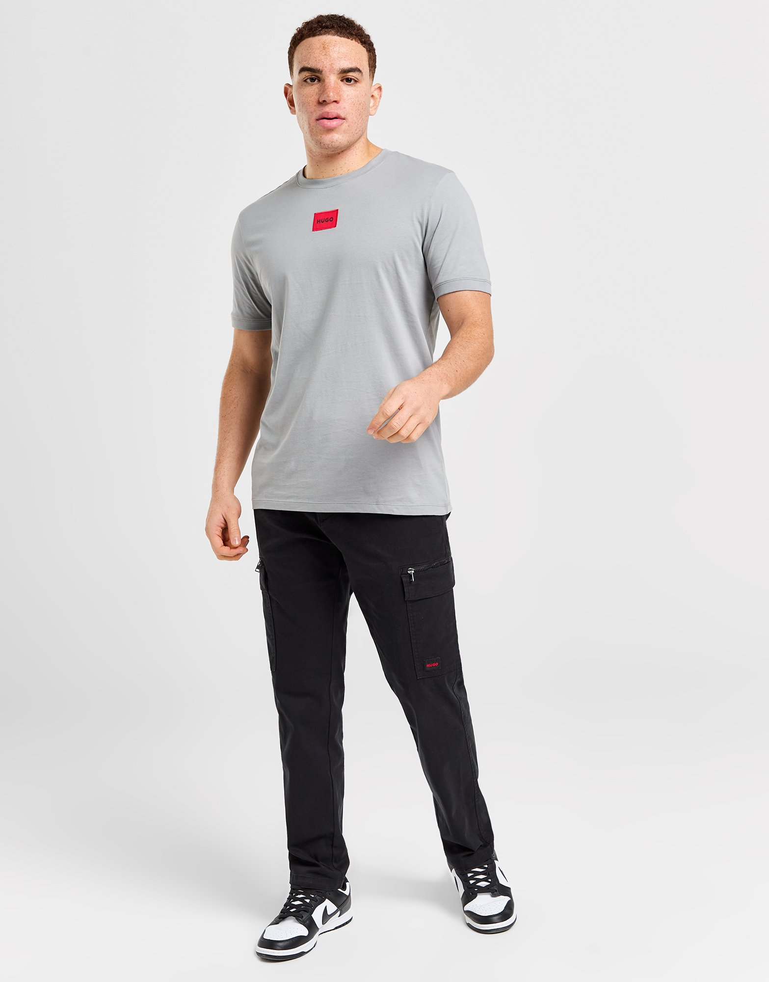 HUGO T-shirt Dirag Square Homme