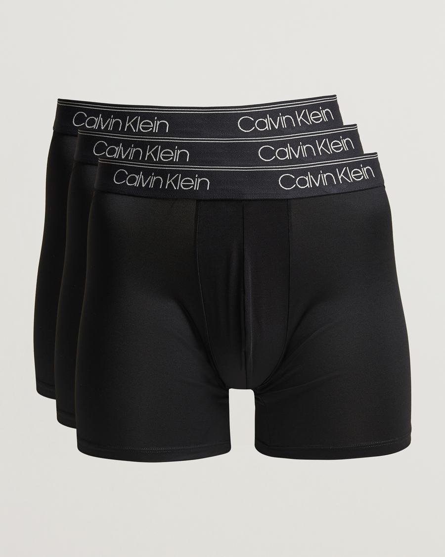 Calvin Klein 3-Pack Micro Stretch Boxer Brief Black