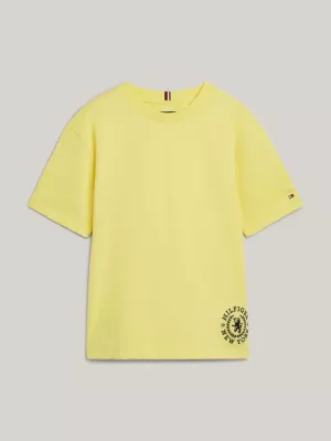 Camiseta com o logotipo do brasão da Varsity TH