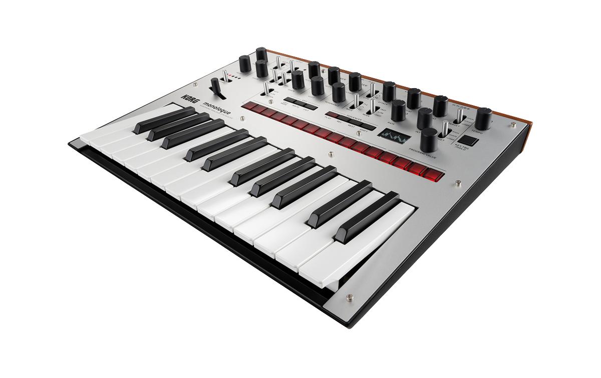 Synthesizer monologue Silber<br>Monophoner Analogsynthesizer
