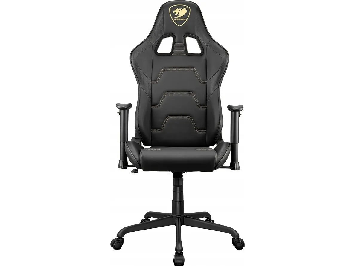 COUGAR Gaming Silla Armor Elite Royal, PC gamingstol, 120 kg, Polstret sæde, Polstret ryglæn, Sort, Stål