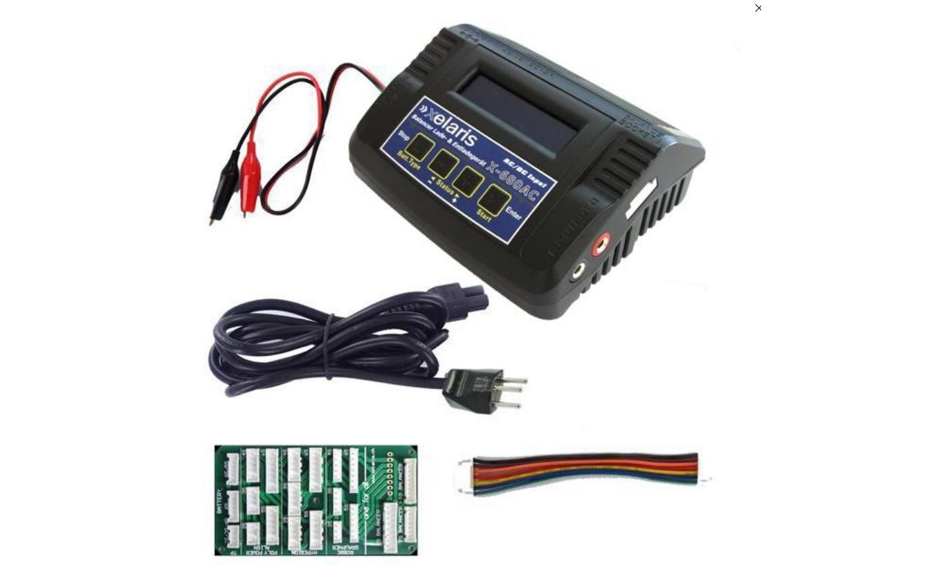 Ladegerät X-680 AC/DC, 6A, 80W, 1-6SLadegerät für 1-6S LiPo Akkus