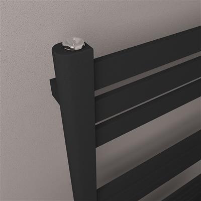 Eastbrook Defford handdoekradiator 50x120cm 603W zwart mat