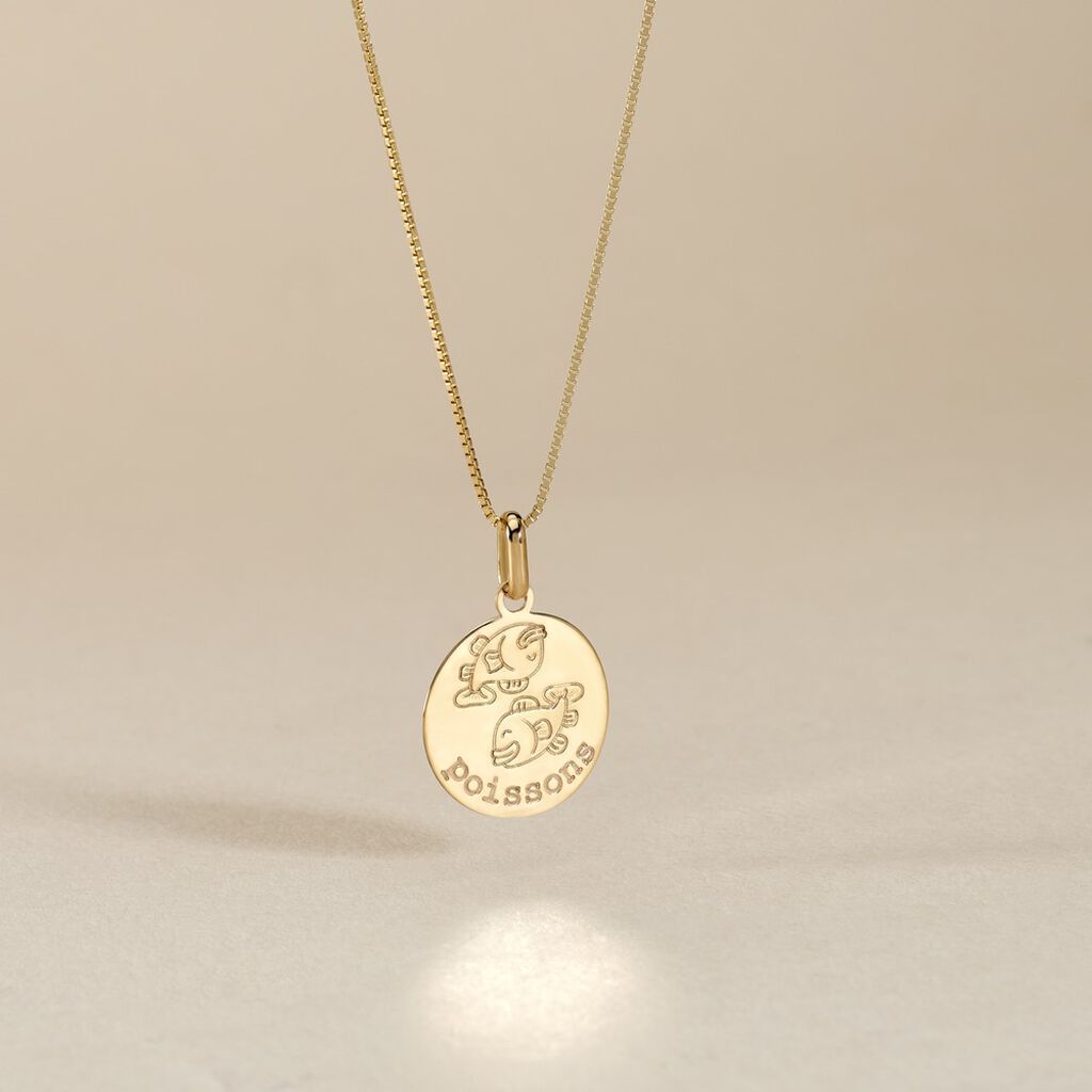 Pendentif Jannila Zodiaque Or Jaune