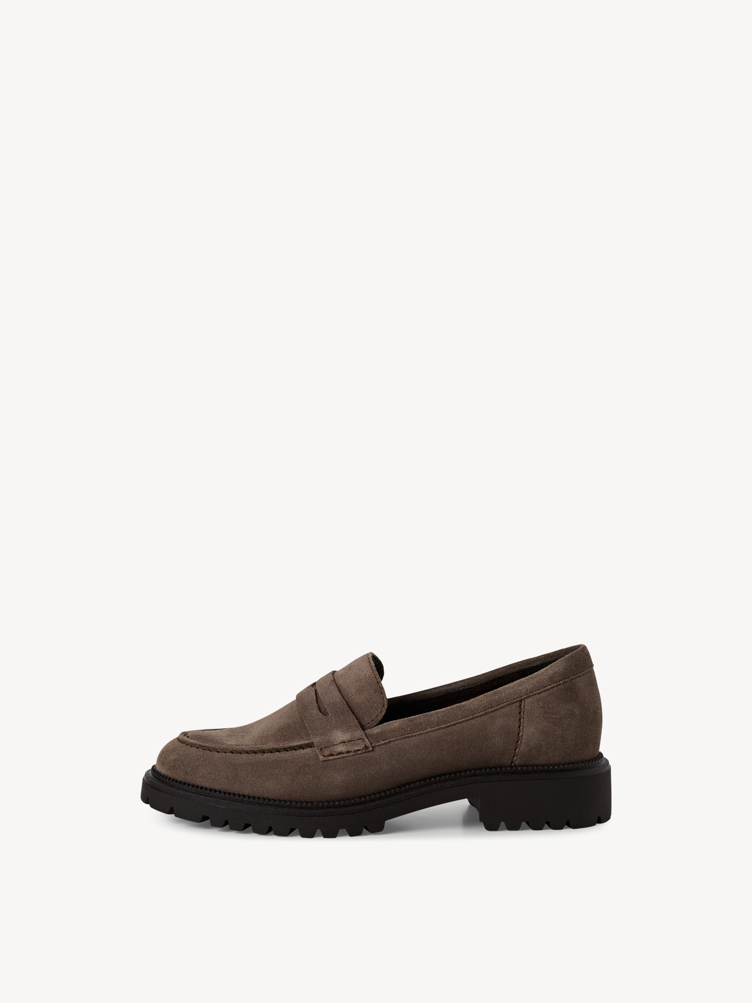 Leren Instappers - beige