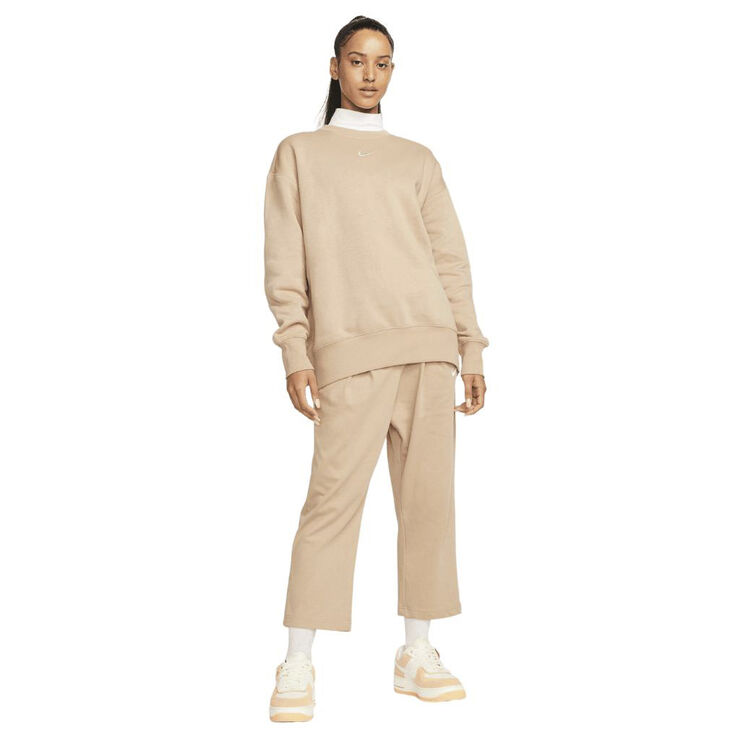 Nike sportswear phoenix fleece oversized sweatshirt Hemp/sail