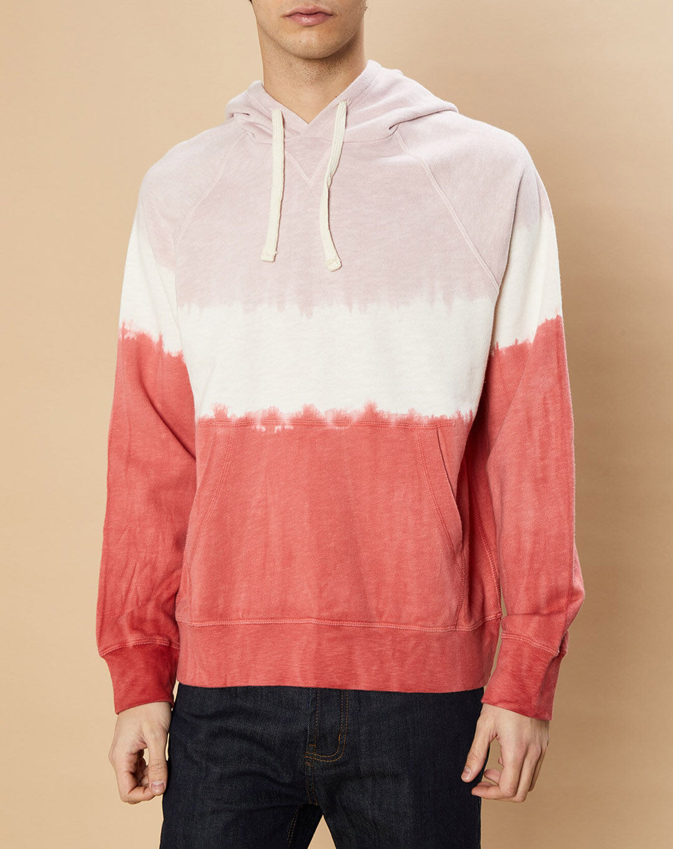 Hartford Sweat à capuche Light faded rose/brick