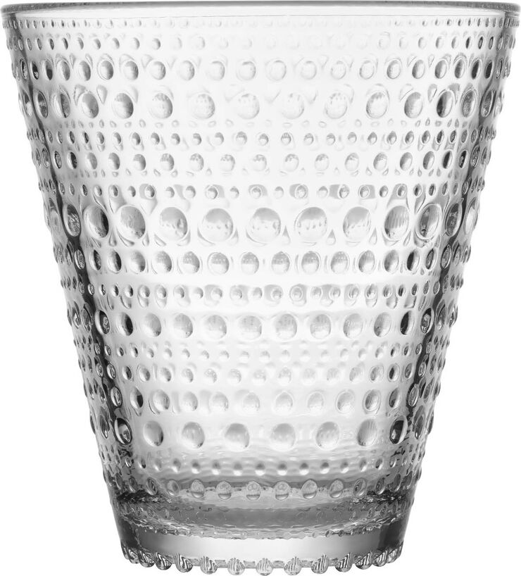 Iittala Kastehelmi 30 cl. klar 2 stk. Transparent