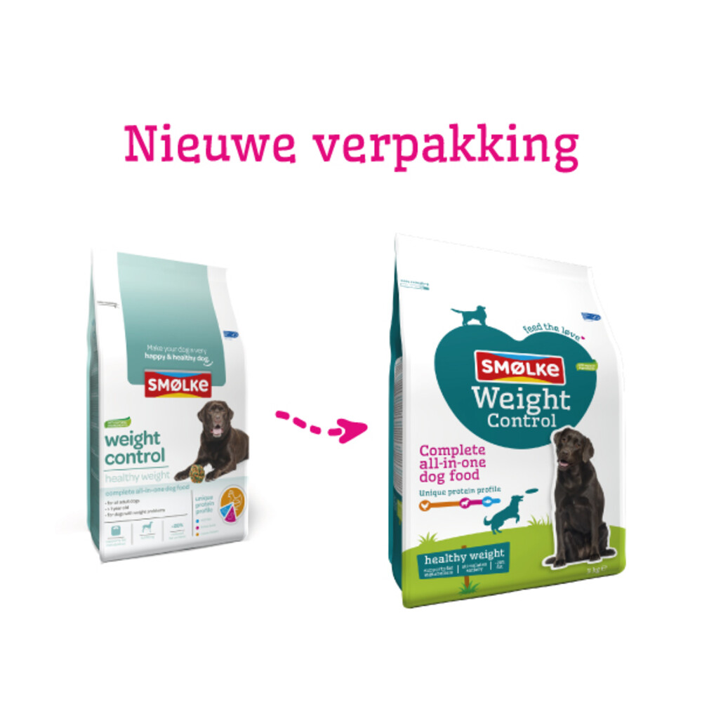 Smolke Hondenvoer Weight Control 3 kg