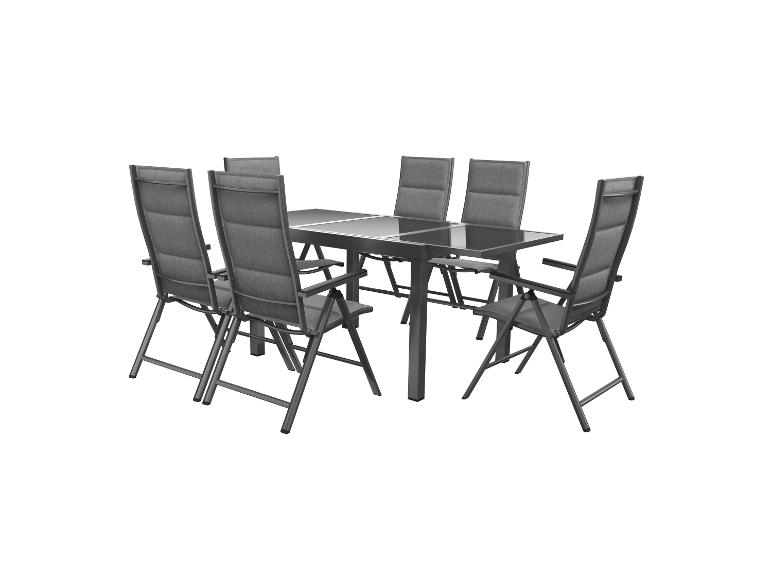 Aluminium tuinset Toronto Deluxe 7-delig