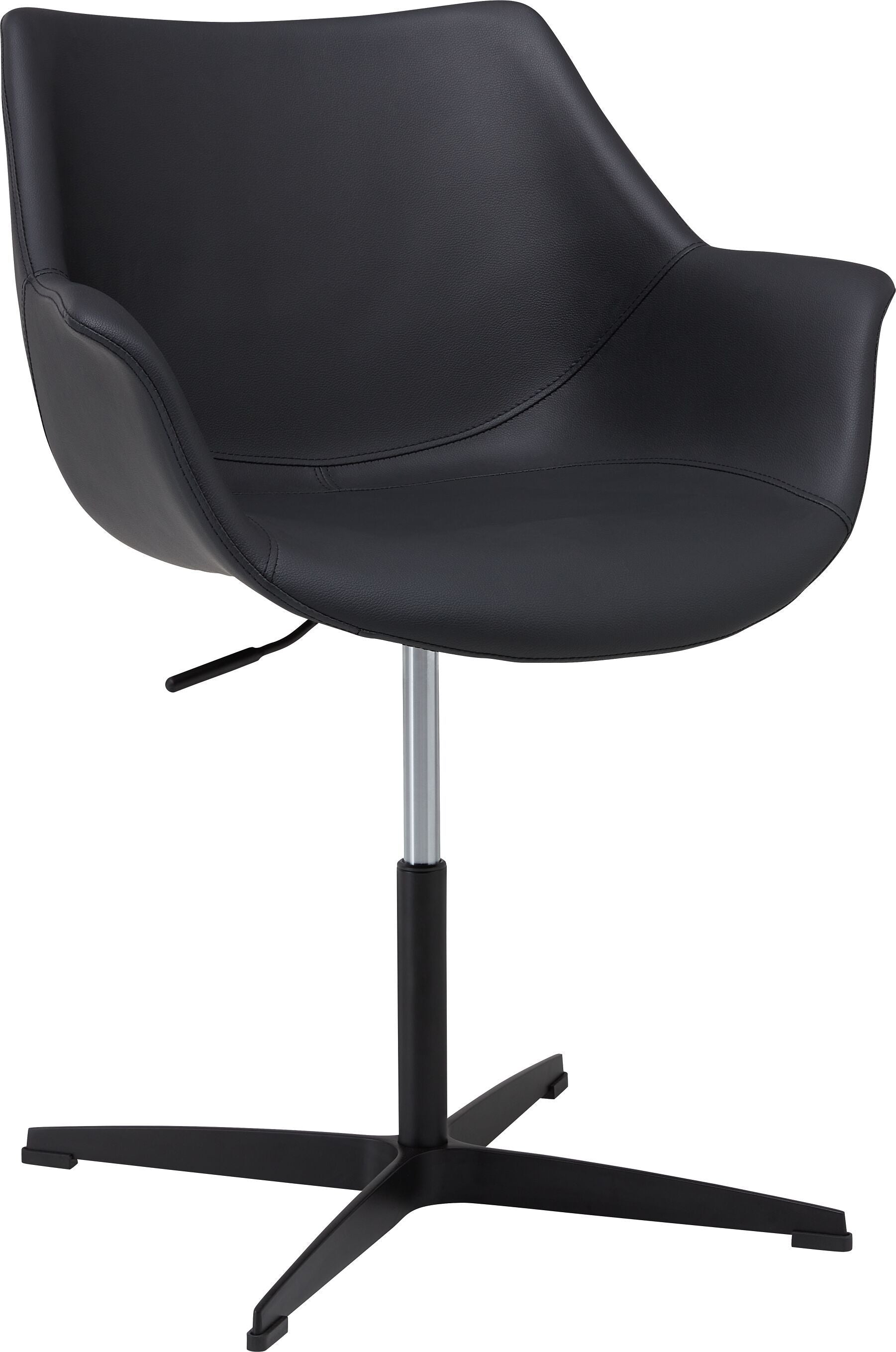 MELVIN Bürostuhl - Schwarz / B: 66.0 cm x T: 61.0 cm x H: 89.0 cm