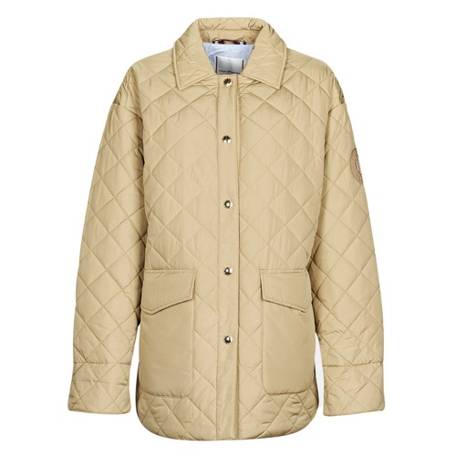 Tommy Hilfiger - QUILTED  SORONA SHORT SHACKET - Beige