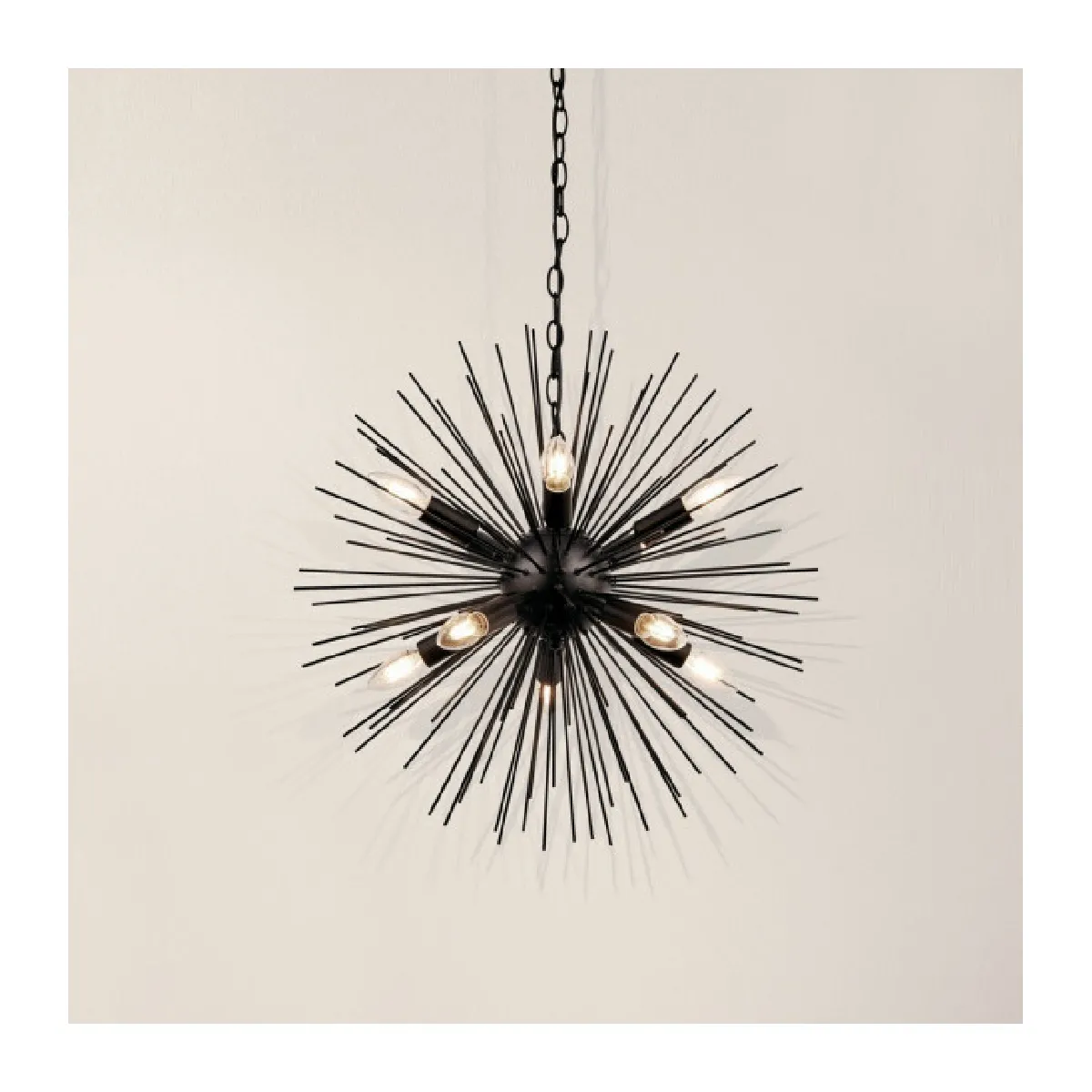 Searchlight Sputnik - Suspension Noir Mat 10 Ampoules