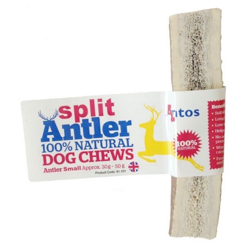 Parte de chifre de veado para cães, sabor natural