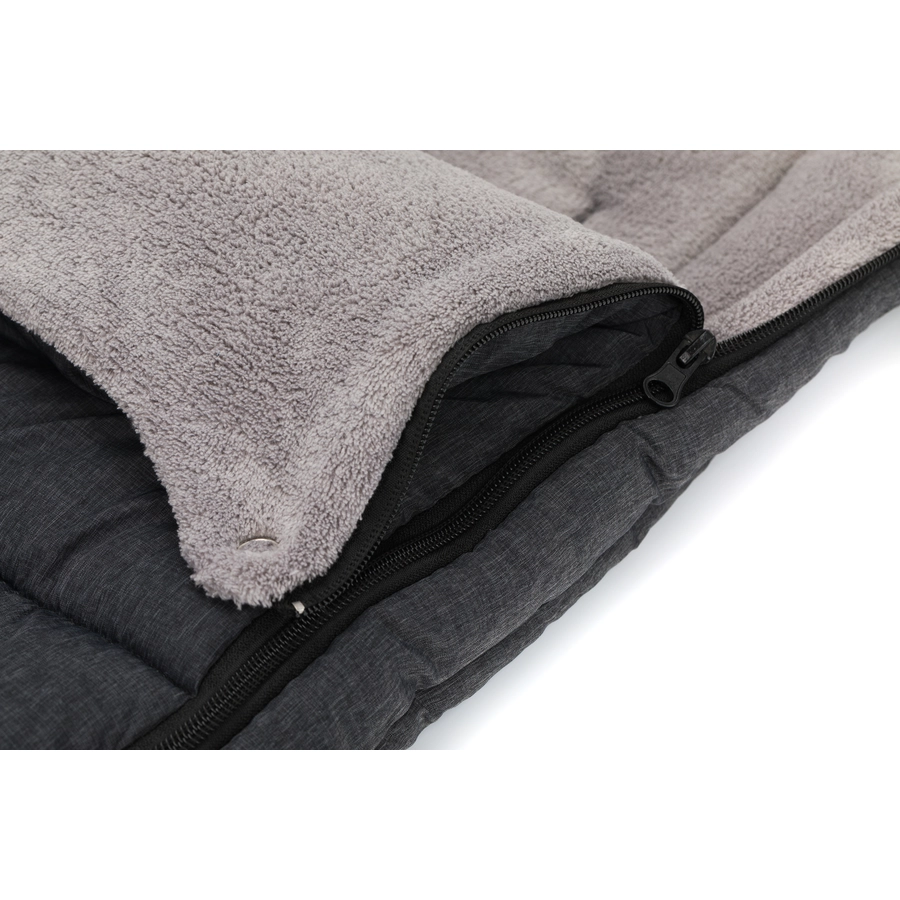 fillikid Winterfußsack Peak Dunkelgrau Melange