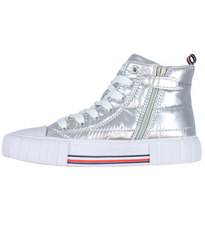 Tommy Hilfiger Støvler - High Top Lace-Up - Sølver