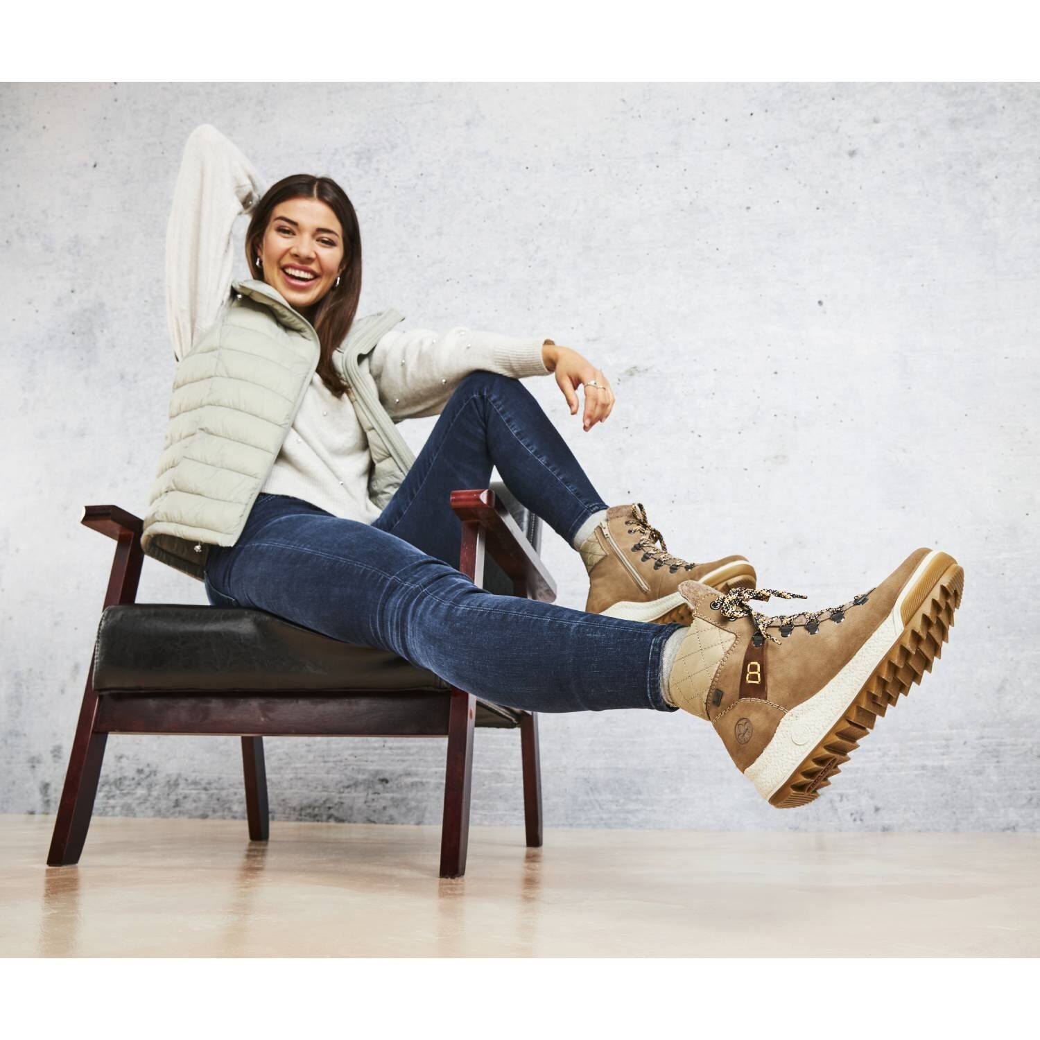 Rieker Kurzstiefel für Damen aus Softmaterial