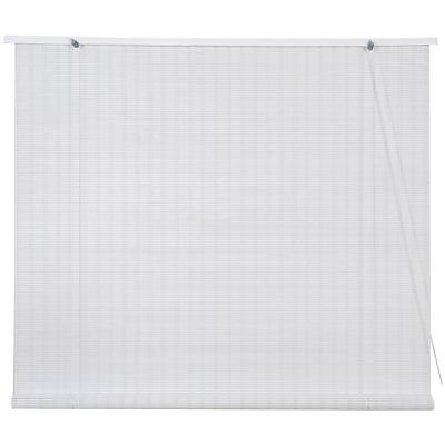 Store enrouleur bois blanc Scandinave 100 x 200 cm
