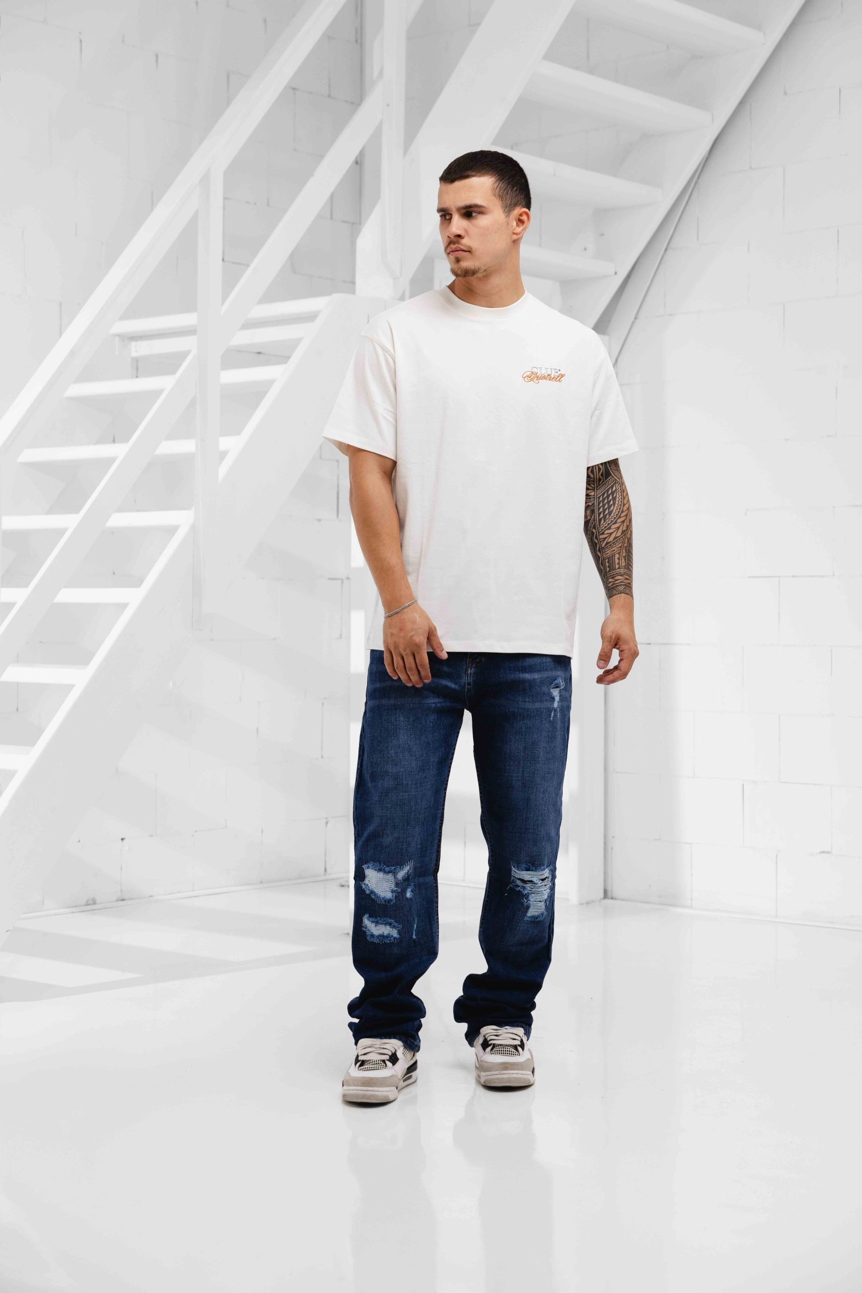 Richesse Thunder Baggy Jeans Heren Blauw
