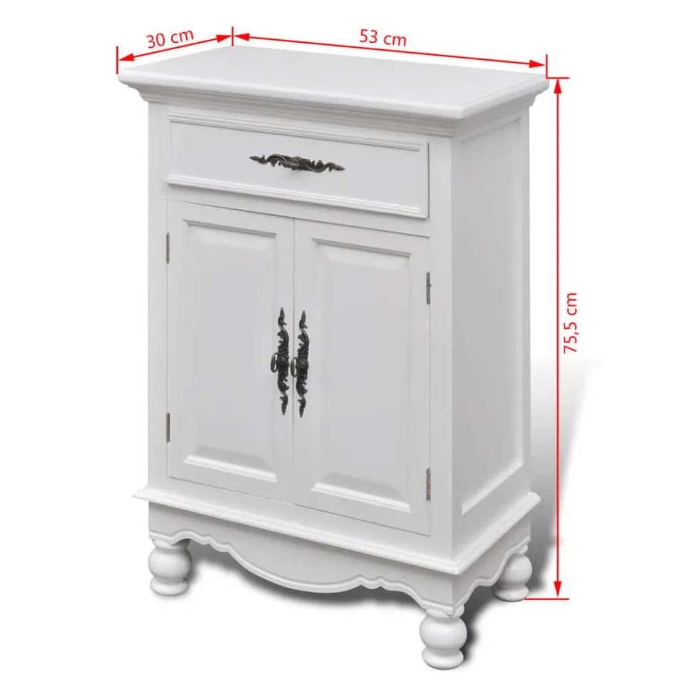 vidaXL - Kast - Wit - MDF