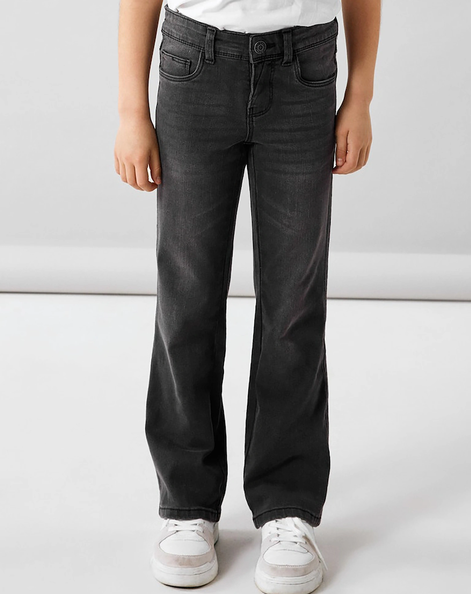 Jeanshose NKFPOLLY SKINNY BOOT 1141-AU in dark grey denim