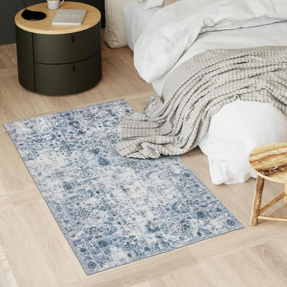 tectake® Vintage design vloerkleed Amara, laagpolig 80 x 150 cm