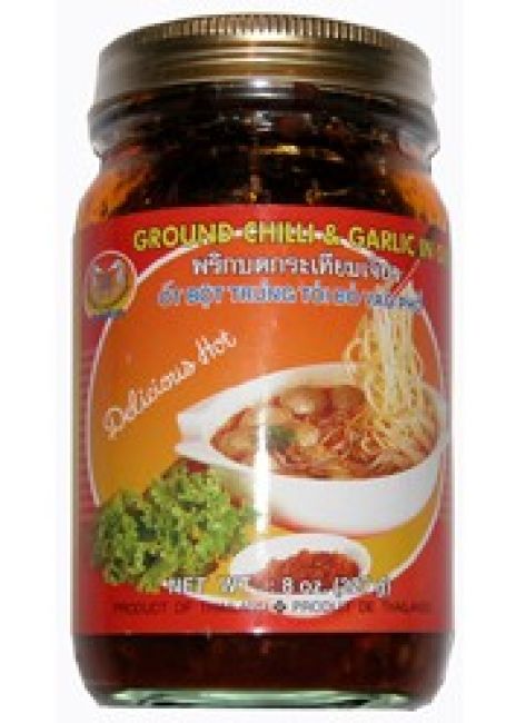 Sea Horse Gemalen Chili met Knoflookolie 227g
