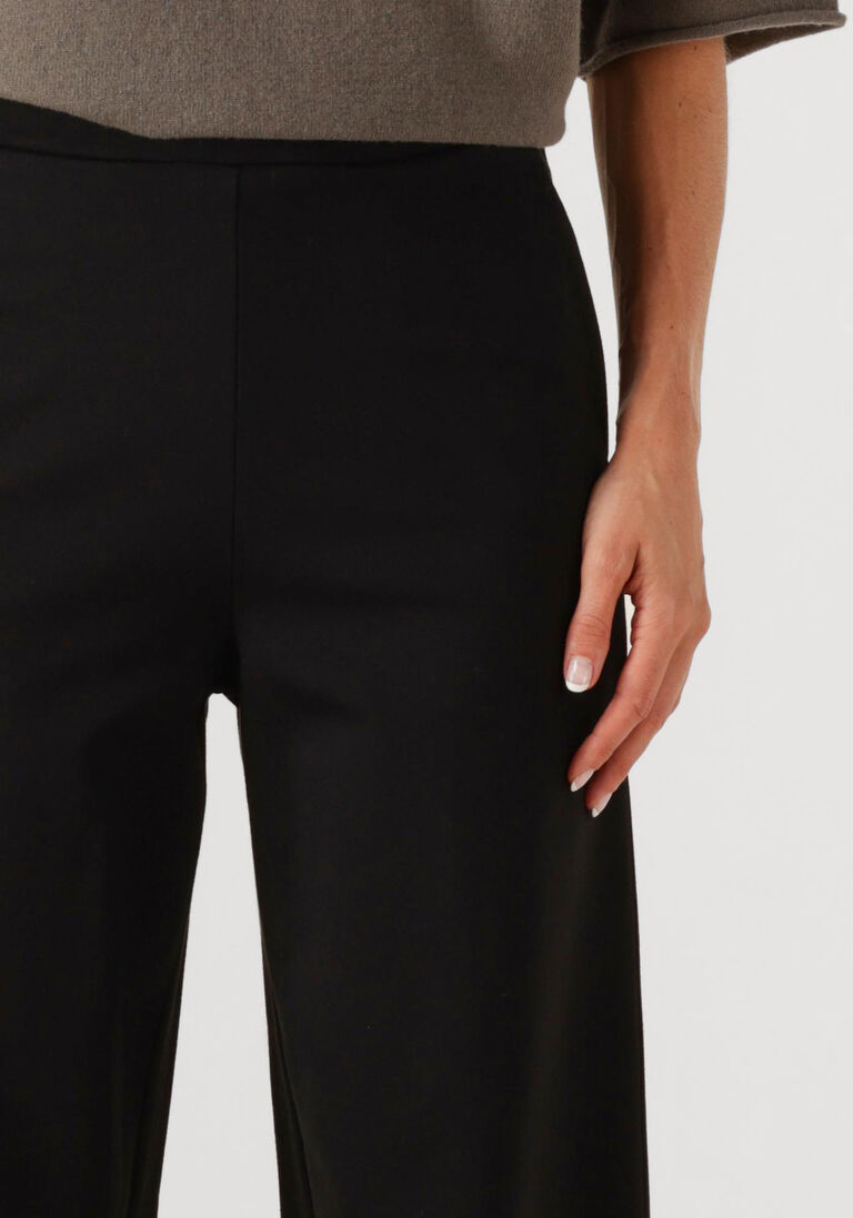 zwarte knit-ted wijde broek flore