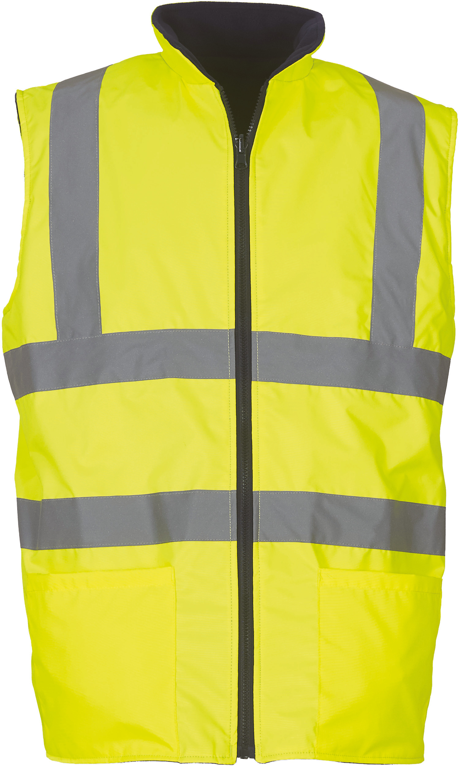 Yoko YHV008F - Bodywarmer réversible haute visibilité