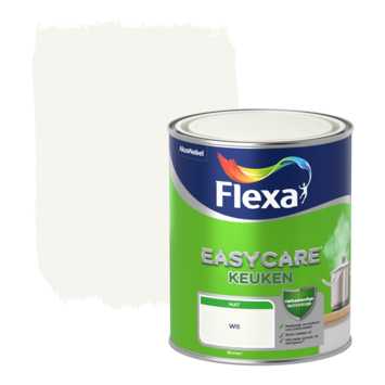 Flexa EasyCare muurverf keuken wit mat 1 liter
