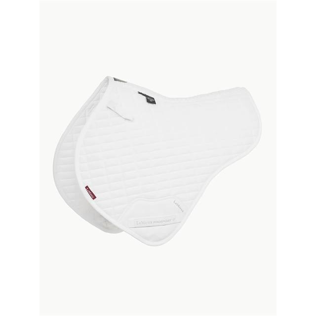 Zadeldek LeMieux Cotton Close Contact Half Square Springen Wit