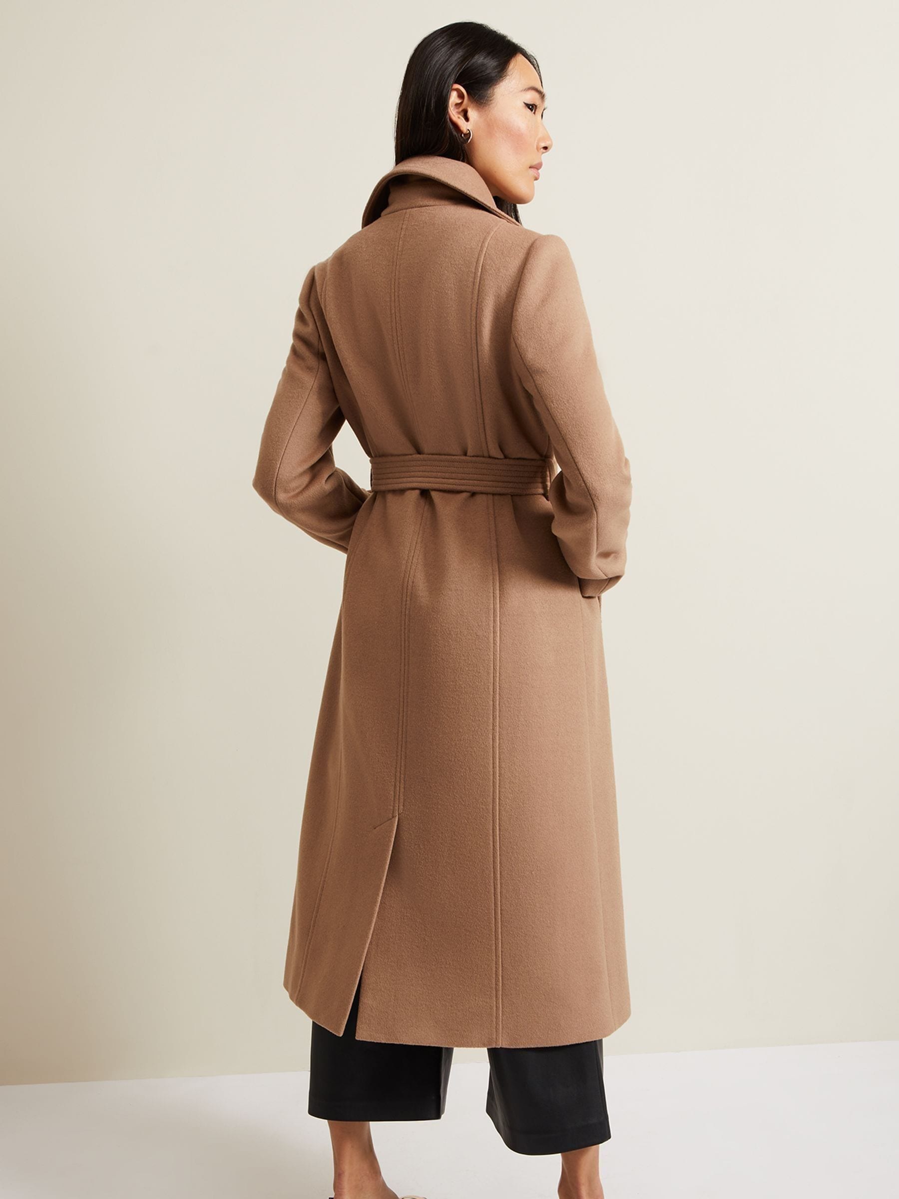 Phase Eight Livvy wollen trenchcoat
