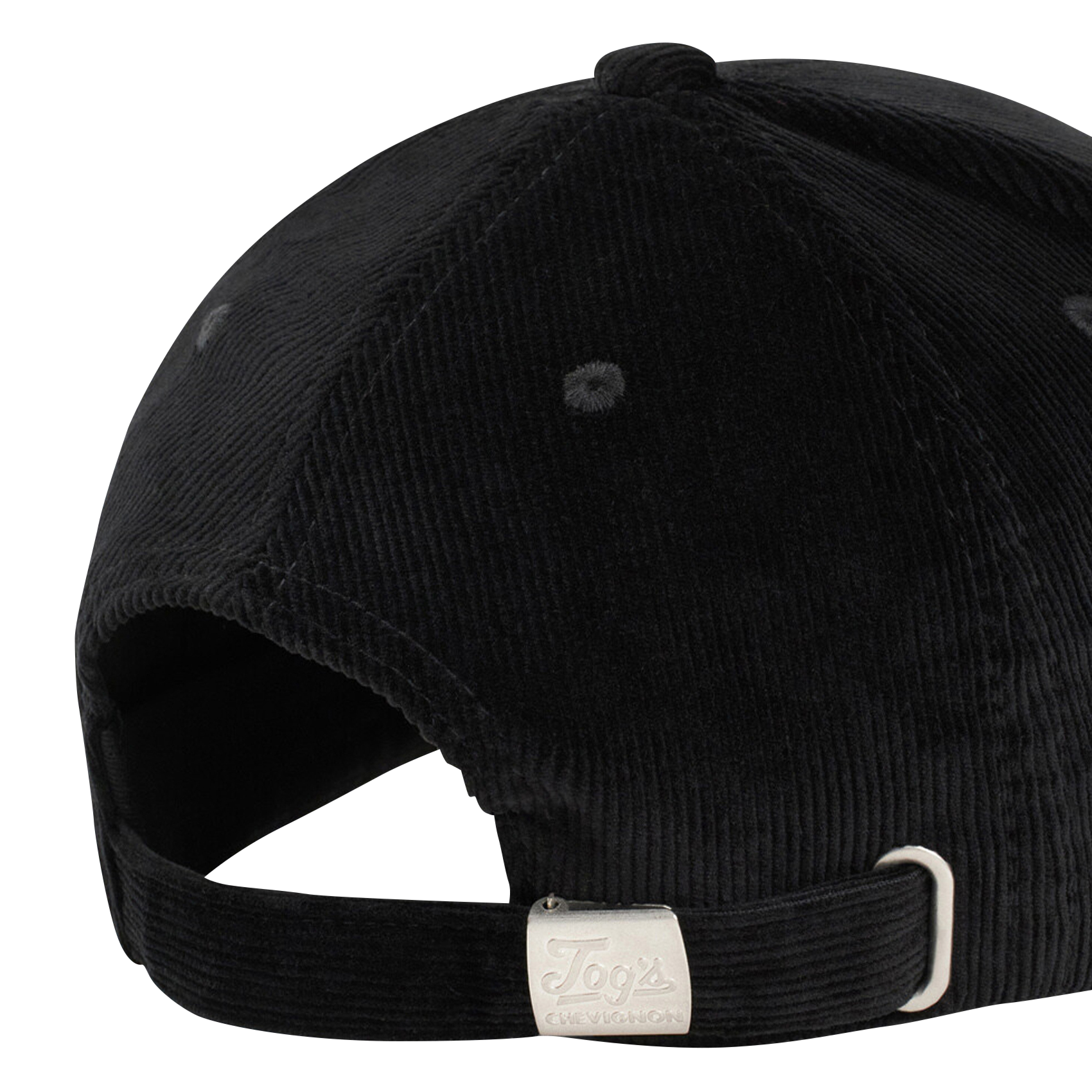 Casquette velours côtelé en coton mélangé | Noir