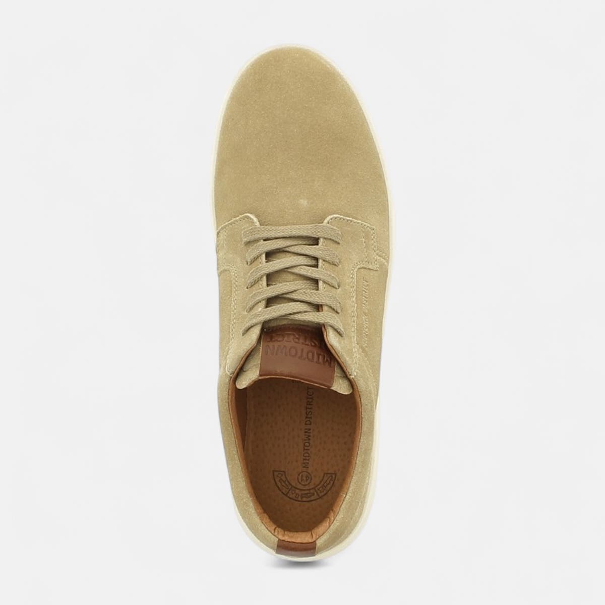 Baskets basses Homme en cuir beige