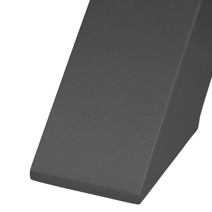 Table de jardin rectangulaire ORACLION Noix / Graphite