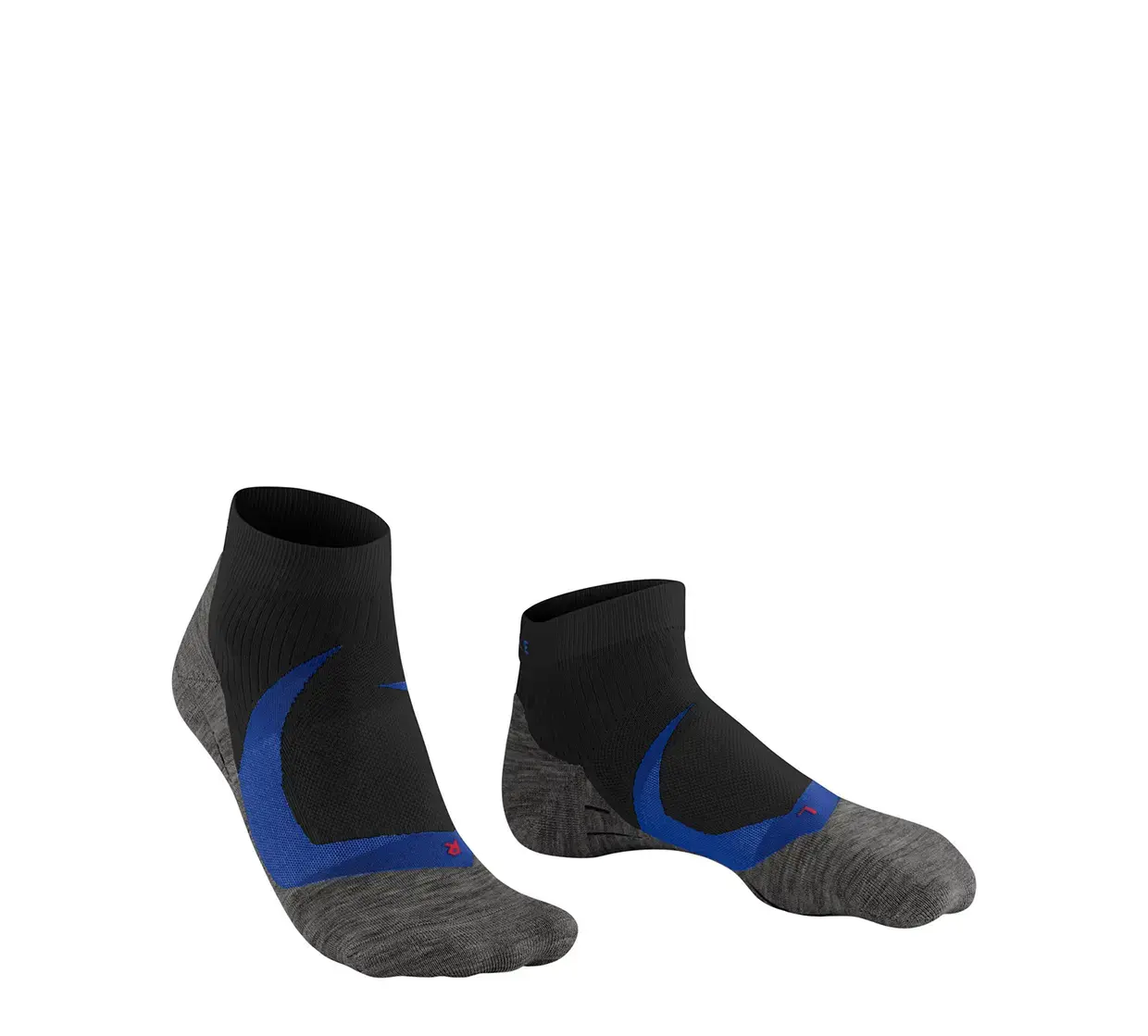Falke RU4 Cool Short Hardloopsokken Zwart/Blauw Heren