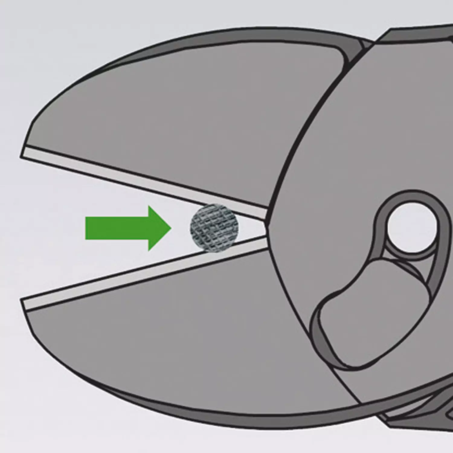 Knipex 7372180 TwinForce Kracht Zijsnijtang - 180mm