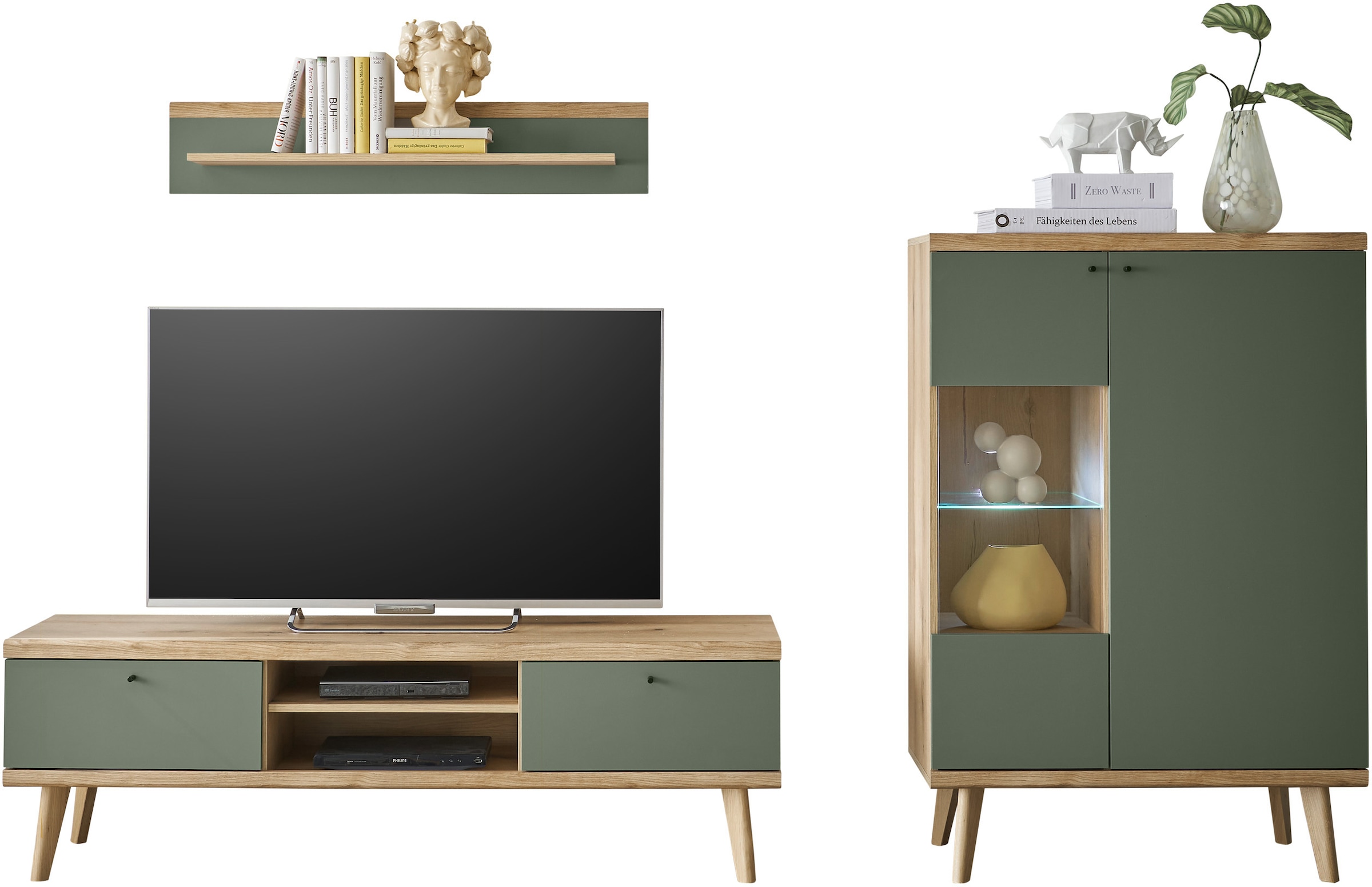 INOSIGN Wohnwand »MAVAS« Set, 3 Stk. tlg.