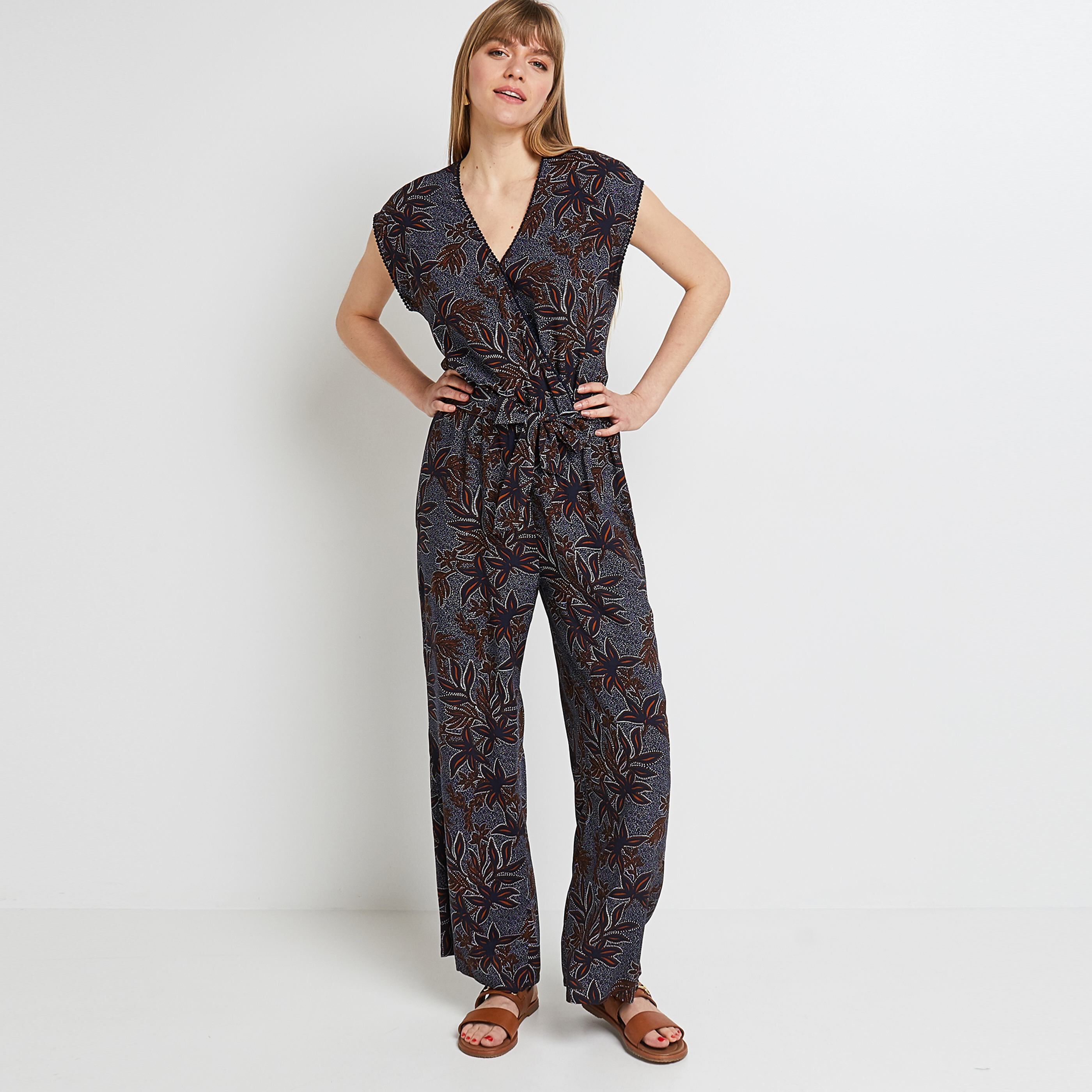 Combinaison imprimée femme - MARINE
