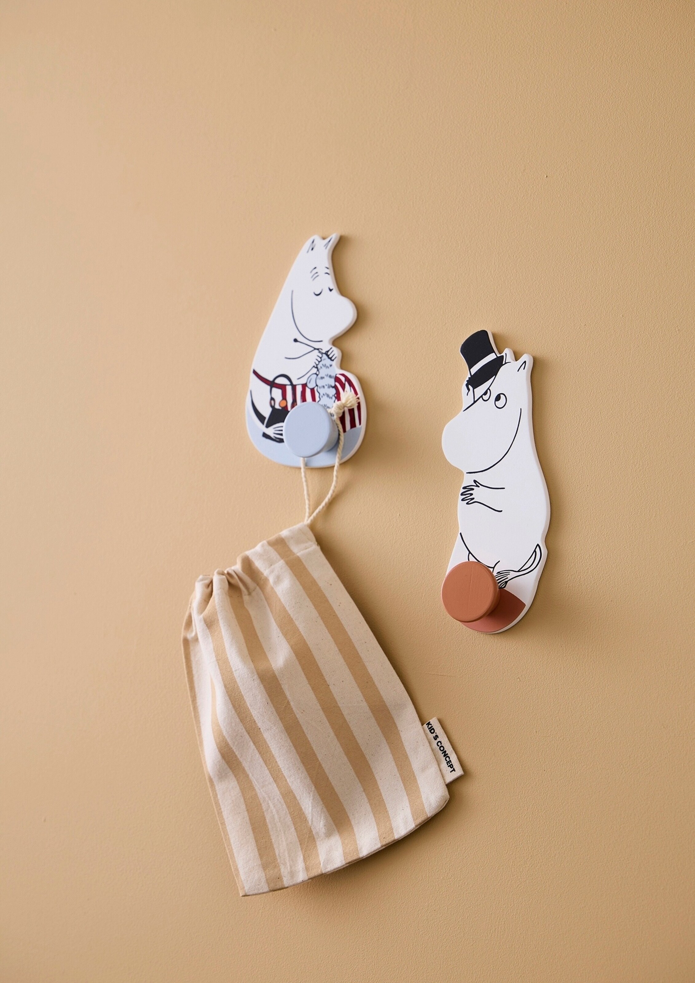Kids Concept Kleiderhaken 2er-Set Mumin