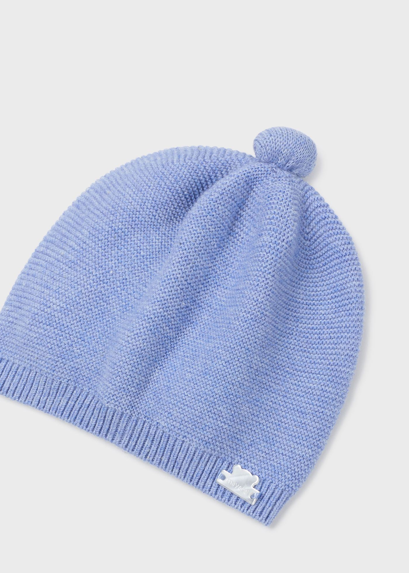 Gorro de malha de algodão sustentável para recém-nascidos