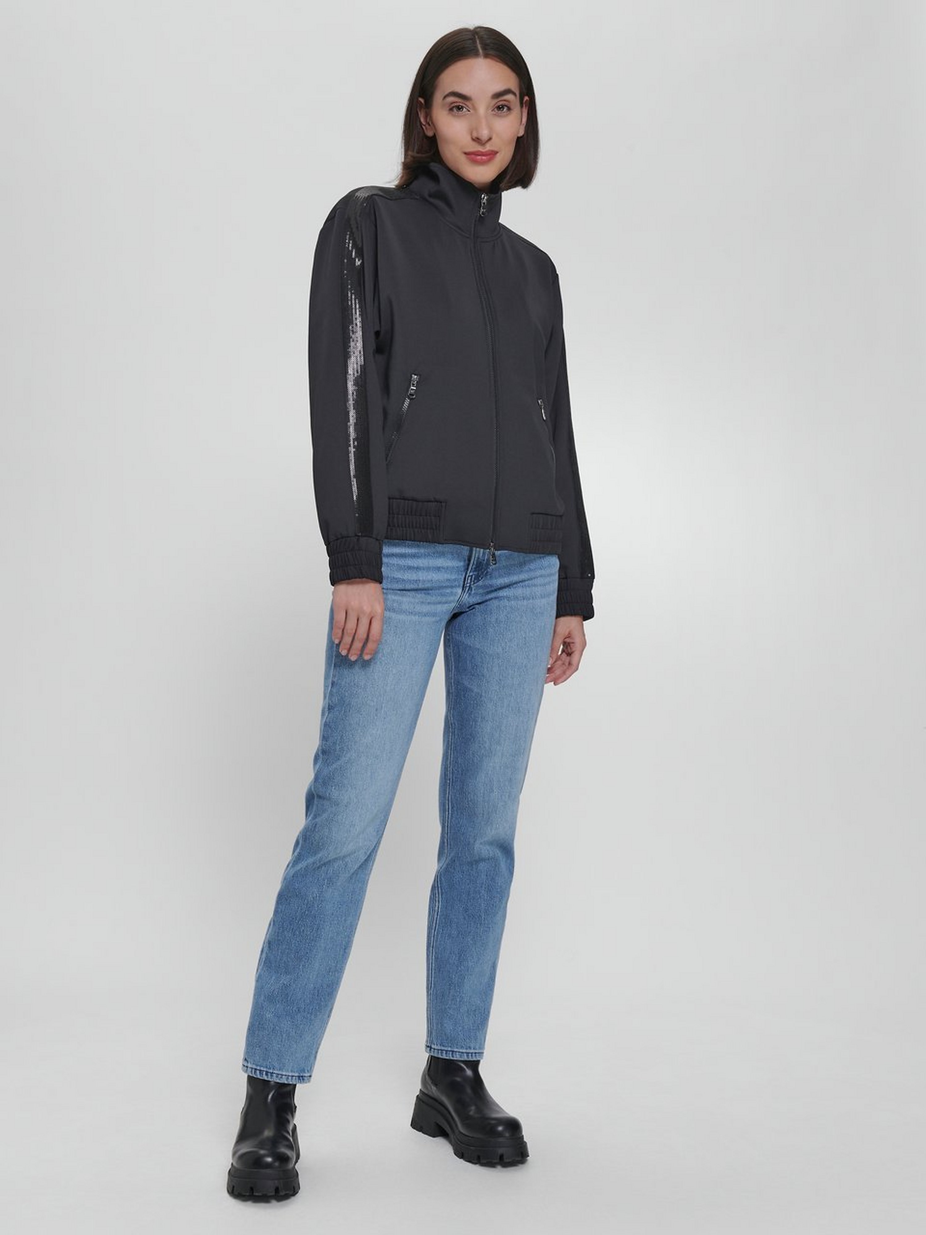 Jersey-Blouson