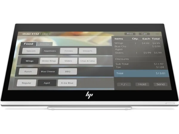 HP Engage One Prime - Alt-i-én - 1 x Snapdragon APQ8053 op til - RAM 4 GB - flash - eMMC 32 GB - Qualcomm Adreno 506 - 802.11a/b/g/n/ac, Bluetooth 4.2 - Android 8.1 (Oreo) - skærm: LED 14