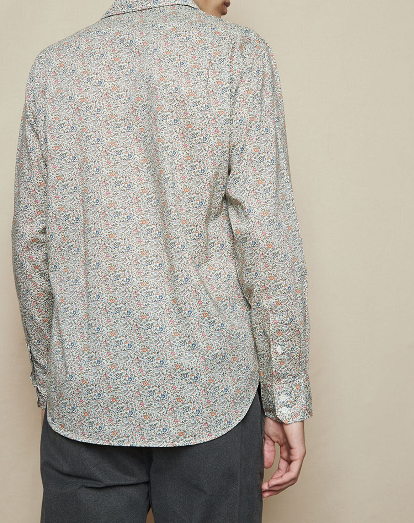 Hartford Chemise Regular Paul à fleurs écru/rose/bleu/orange