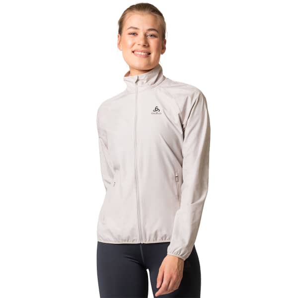 Veste trail ODLO ESSENTIAL LIGHT REFLECTIVE W JKT SILVER CLOUD
