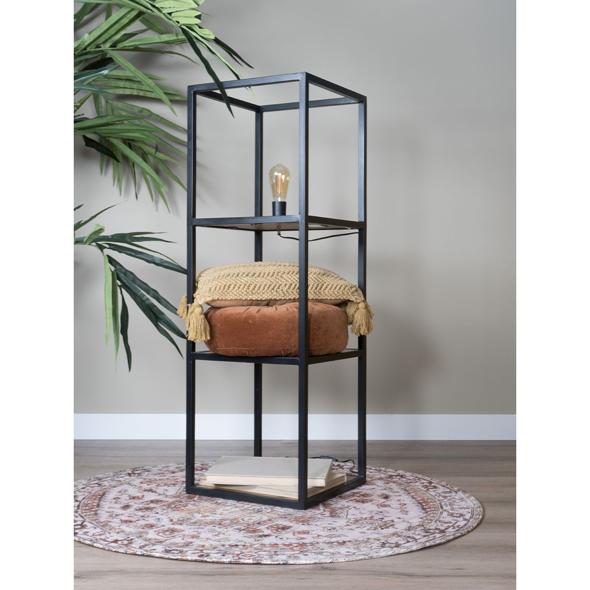 Vloerlamp Vintage Hout 120 cm