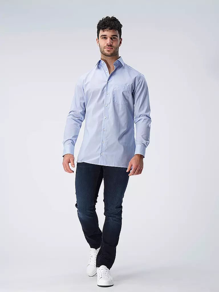 OLYMP Hemd Modern Fit blau