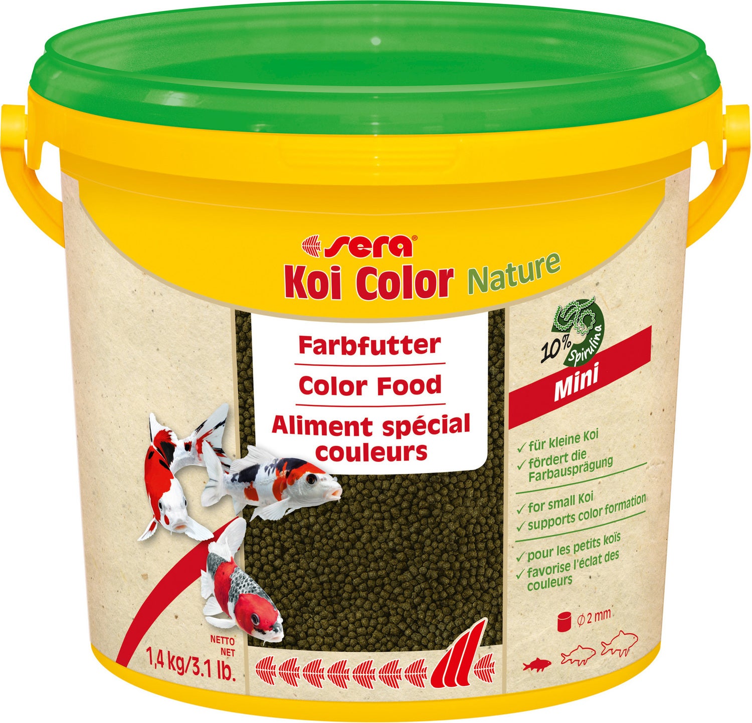 Sera visvoer Koi Color Nature mini 3800 ml