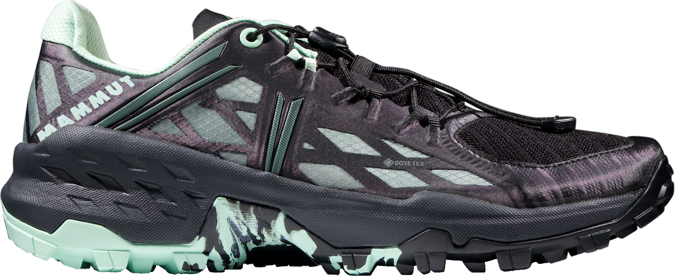 Sertig TR Low GTX Dame Black/Dark Jade