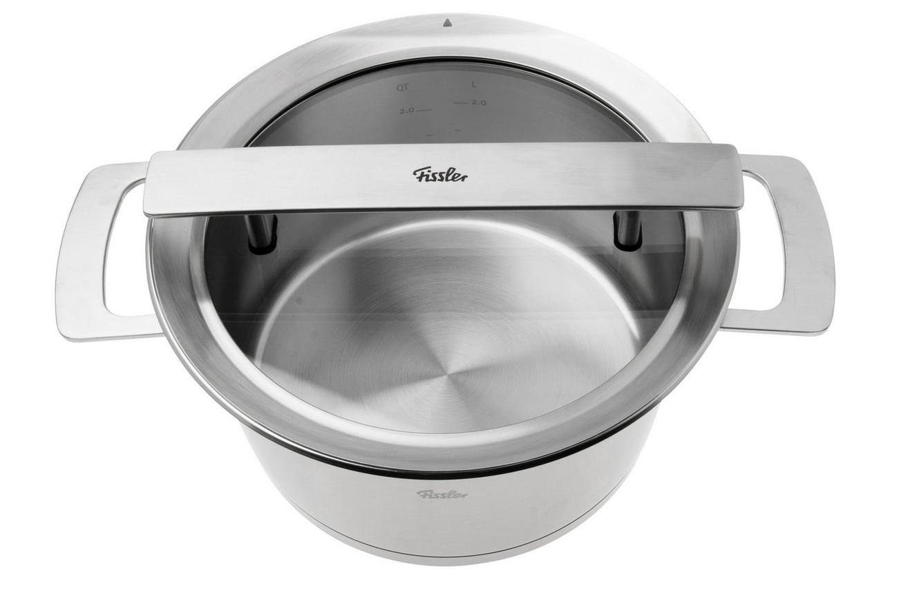 Fissler Phi Collection 016-113-20-000-0 kookpan, 20 cm, 3.2L, glazen deksel